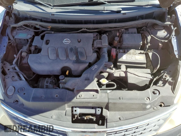 2007 Nissan Versa 1.8 S with VIN 3N1BC13E47L364788, listed as a Copart auction lot 43034595 with 206,488 mi miles and Salvage Title. Bid and sale history available at carsss.com. Image 11.
