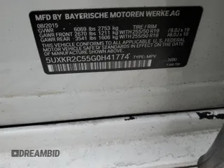 2016 BMW X5 sDrive35i z VIN 5UXKR2C55G0H41774, wystawiony jako Copart lot #53535685 z przebiegiem Nie podano mil oraz Szkoda całkowita • Salvage title. Historia ofert i sprzedaży dostępna na DreamBid. Obrazek 13.