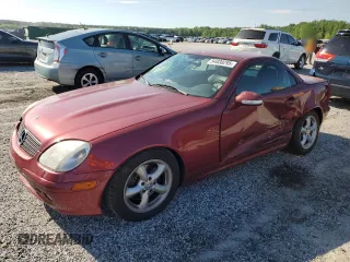 2003 Mercedes-Benz SLK 320 z VIN WDBKK65F43F288737, wystawiony jako Copart lot #54830295 z przebiegiem 89 876 mil mil oraz Szkoda całkowita • Salvage title. Historia ofert i sprzedaży dostępna na DreamBid. Obrazek 1.