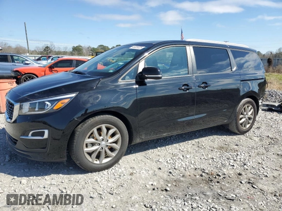 2019 Kia Sedona EX with VIN KNDMB5C15K6557130, listed as a Copart auction lot 46328325 with 83,076 mi miles and Salvage Title. Bid and sale history available at DreamBid. Image 1.