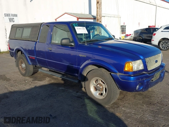 2002 Ford Ranger XL Fleet with VIN 1FTZR45E12PB66501, listed as a IAAI auction lot 41401200 with 136,634 mi miles. Bid and sale history available at carsss.com. Image 1.