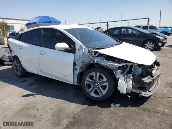2022 Toyota Prius L Eco with VIN JTDKAMFU5N3156306, listed as a Copart auction lot 49996065 with 82,549 mi miles and Salvage Title. Bid and sale history available at carsss.com. Image 4.