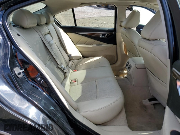 2015 Infiniti Q50 Premium with VIN JN1BV7AR4FM390914, listed as a Copart auction lot 50402405 with 142,605 mi miles and Salvage Title. Bid and sale history available at DreamBid. Image 10.