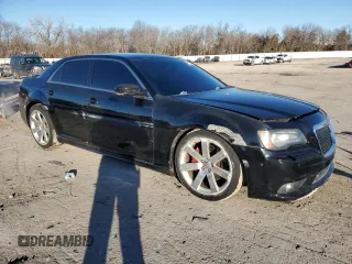 2012 Chrysler 300 SRT8 with VIN 2C3CCAFJ0CH800893, listed as a Copart auction lot 88352515 with 143,381 mi miles and Salvage Title. Bid and sale history available at carsss.com. Image 4.