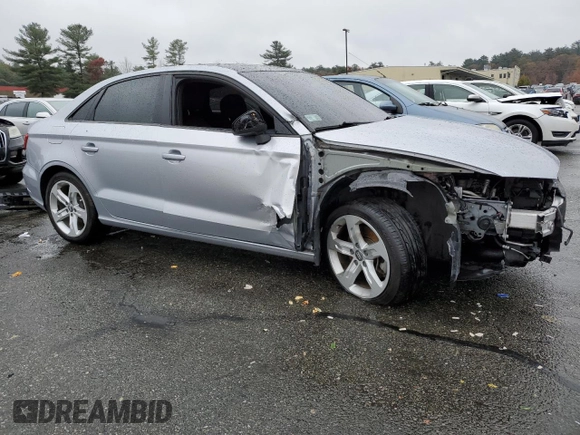 2018 Audi A3 Sedan Premium with VIN WAUAUGFF1J1023552, listed as a Copart auction lot 74533773 with 46,176 mi miles. Bid and sale history available at carsss.com. Image 4.