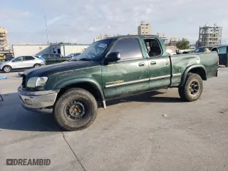 2001 Toyota Tundra Ltd with VIN 5TBRT381X1S140108, listed as a Copart auction lot 53076185 with 0 mi miles and Clean Title. Bid and sale history available at carsss.com. Image 1.