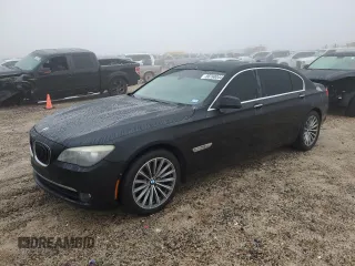 2011 BMW 7 Series 740Li with VIN WBAKB4C5XBC574668, listed as a Copart auction lot 86768044 with 201,525 mi miles and Salvage Title. Bid and sale history available at carsss.com. Image 1.