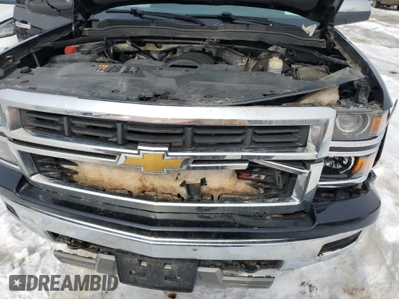 2014 Chevrolet Silverado 1500 LTZ with VIN 1GCVKSECXEZ237970, listed as a Copart auction lot 47239065 with 147,896 mi miles and Salvage Title. Bid and sale history available at DreamBid. Image 11.