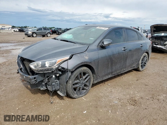 2021 Kia Forte LXS with VIN 3KPF24ADXME284537, listed as a Copart auction lot 58533165 with 70,745 mi miles and Salvage title. Bid and sale history available at DreamBid. Image 1.