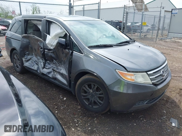 2012 Honda Odyssey EX-L with VIN 5FNRL5H64CB028040, listed as a IAAI auction lot 42126048 with 160,675 mi miles and . Bid and sale history available at DreamBid. Image 1.