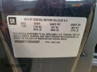 2008 Saturn Astra XE z VIN W08AR671185045287, wystawiony jako Copart lot #71981314 z przebiegiem 135 768 mil mil oraz Tytuł czysty. Historia ofert i sprzedaży dostępna na DreamBid. Obrazek 12.