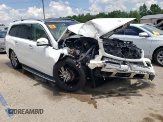 2016 Mercedes-Benz GL with VIN 4JGDF6EE4GA663059, listed as a Copart auction lot 59437064 with 0 mi miles and Salvage Title. Bid and sale history available at carsss.com. Image 4.