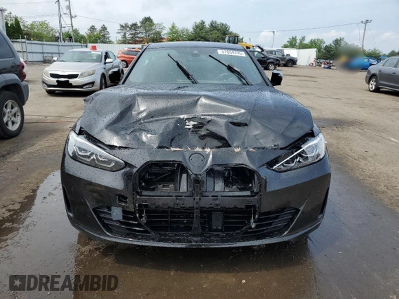 2024 BMW 4 Series 430i xDrive z VIN WBA73AV05RFP73980, wystawiony jako Copart lot #57059745 z przebiegiem 29 170 mil mil oraz Szkoda całkowita • Salvage title. Historia ofert i sprzedaży dostępna na DreamBid. Obrazek 5.