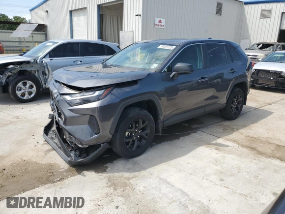 2023 Toyota RAV4 LE z VIN 2T3H1RFV1PC228541, wystawiony jako Copart lot #59481025 z przebiegiem 13 738 mil mil oraz Szkoda całkowita • Salvage title. Historia ofert i sprzedaży dostępna na DreamBid. Obrazek 1.