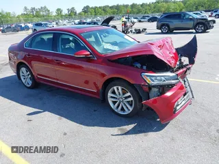 2017 Volkswagen Passat V6 SEL Premium with VIN 1VWCM7A33HC013786, listed as a IAAI auction lot 41981916 with 68,483 mi miles. Bid and sale history available at carsss.com. Image 1.