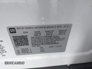 2024 Chevrolet Equinox LT z VIN 3GNAXTEG7RS215833, wystawiony jako IAAI lot #42727224 z przebiegiem 14 684 mil mil oraz . Historia ofert i sprzedaży dostępna na DreamBid. Obrazek 9.