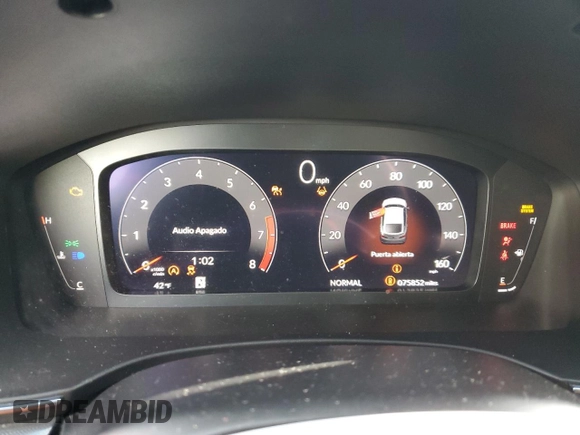 2023 Acura Integra Technology with VIN 19UDE4H6XPA004131, listed as a Copart auction lot 86898704 with 75,852 mi miles and Clean title. Bid and sale history available at DreamBid. Image 9.