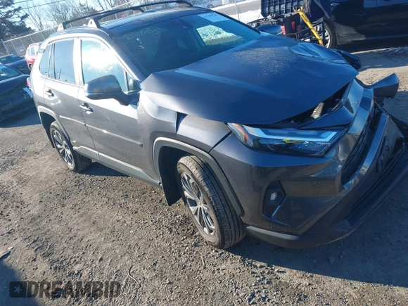 2024 Toyota RAV4 Hybrid XLE Premium with VIN 4T3B6RFV4RU146232, listed as a IAAI auction lot 41309703 with 15,082 mi miles. Bid and sale history available at carsss.com. Image 1.
