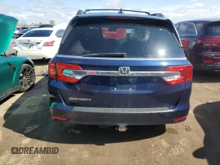 2020 Honda Odyssey EX-L with VIN 5FNRL6H7XLB044239, listed as a Copart auction lot 51140925 with 106,702 mi miles and Salvage Title. Bid and sale history available at carsss.com. Image 6.
