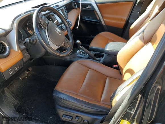 2016 Toyota RAV4 Hybrid Limited with VIN JTMDJREV9GD019205, listed as a Copart auction lot 42785055 with 0 mi miles and Salvage Title. Bid and sale history available at carsss.com. Image 7.
