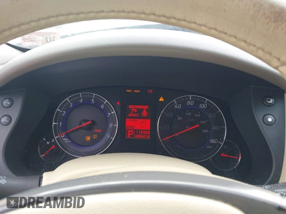 2008 Infiniti EX Journey with VIN JNKAJ09F38M359144, listed as a IAAI auction lot 41917694 with 118,308 mi miles and . Bid and sale history available at DreamBid. Image 7.
