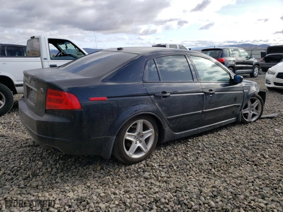 2006 Acura TL with VIN 19UUA66216A017548, listed as a Copart auction lot 50968795 with 0 mi miles and Salvage Title. Bid and sale history available at carsss.com. Image 3.