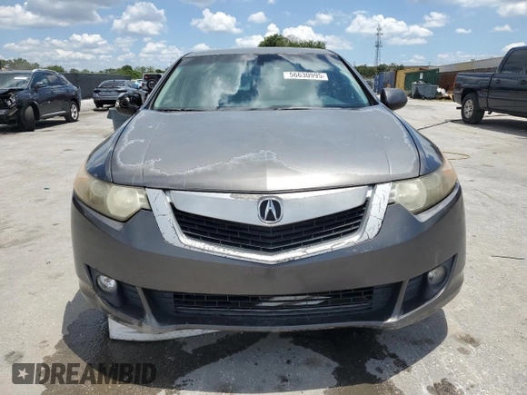2010 Acura TSX with VIN JH4CU2F63AC042038, listed as a Copart auction lot 56630995 with 241,689 mi miles and Salvage title. Bid and sale history available at DreamBid. Image 5.