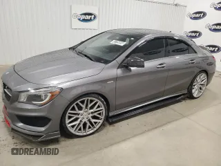 2015 Mercedes-Benz CLA 250 z VIN WDDSJ4GB3FN207164, wystawiony jako Copart lot #53735055 z przebiegiem 88 318 mil mil oraz Czysty tytuł • Clean title. Historia ofert i sprzedaży dostępna na DreamBid. Obrazek 1.