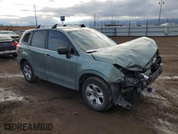 2015 Subaru Forester 2.5i with VIN JF2SJAAC4FG454421, listed as a Copart auction lot 81637594 with Not Provided miles and Salvage Title. Bid and sale history available at carsss.com. Image 4.