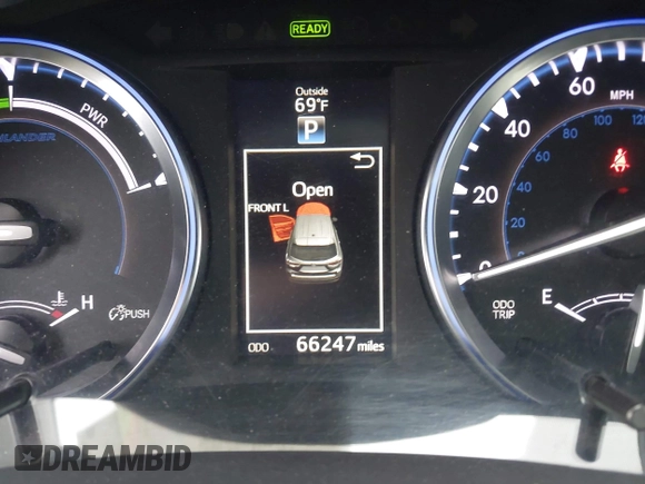 2016 Toyota Highlander Limited with VIN 5TDDCRFH9GS015341, listed as a IAAI auction lot 42572982 with 66,247 mi miles and . Bid and sale history available at DreamBid. Image 15.