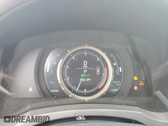 2015 Lexus IS 250 with VIN JTHCF1D26F5017439, listed as a Copart auction lot 62004435 with 99,127 mi miles and Salvage title. Bid and sale history available at DreamBid. Image 9.