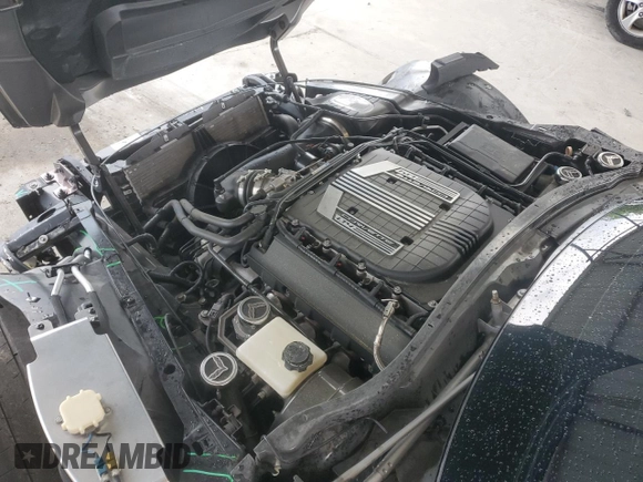 2015 Chevrolet Corvette Z06 3LZ with VIN 1G1YU2D69F5607553, listed as a Copart auction lot 58258254 with 0 mi miles and Salvage Title. Bid and sale history available at carsss.com. Image 11.