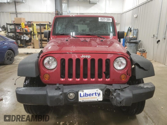 2012 Jeep Wrangler Sport with VIN 1C4GJWAG3CL122090, listed as a Copart auction lot 85251384 with 16,183 mi miles and Clean title. Bid and sale history available at DreamBid. Image 5.