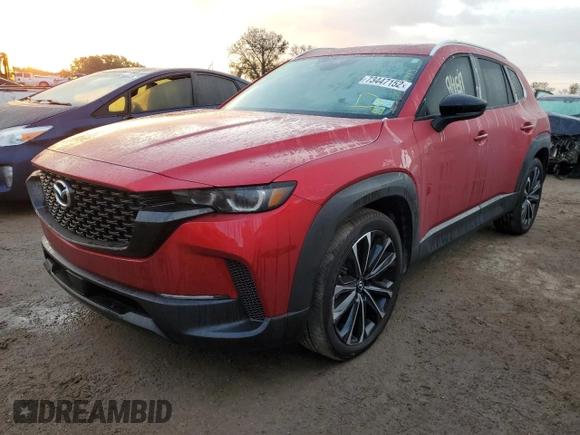 2023 Mazda CX-50 S Premium Plus z VIN 7MMVABEM3PN103159, wystawiony jako Copart lot #73447152 z przebiegiem 9 459 mil mil oraz . Historia ofert i sprzedaży dostępna na DreamBid. Obrazek 1.