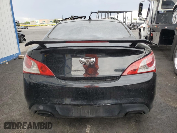 2011 Hyundai Genesis Coupe with VIN KMHHT6KDXBU056581, listed as a Copart auction lot 63156165 with 149,213 mi miles and Clean title. Bid and sale history available at DreamBid. Image 6.