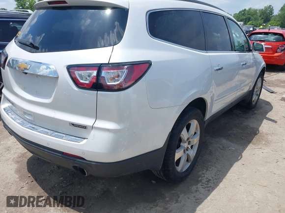 2017 Chevrolet Traverse Premier with VIN 1GNKVJKD8HJ135904, listed as a IAAI auction lot 42576473 with 92,526 mi miles and . Bid and sale history available at DreamBid. Image 4.