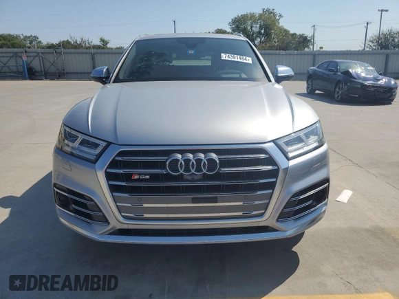 2018 Audi SQ5 Prestige with VIN WA1C4AFY2J2234161, listed as a Copart auction lot 74391484 with 57,817 mi miles and Salvage Title. Bid and sale history available at DreamBid. Image 5.