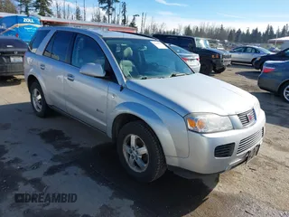 2007 Saturn VUE I4 Hybrid with VIN 5GZCZ33Z07S877972, listed as a IAAI auction lot 41496422 with 210,172 mi miles and . Bid and sale history available at DreamBid. Image 1.