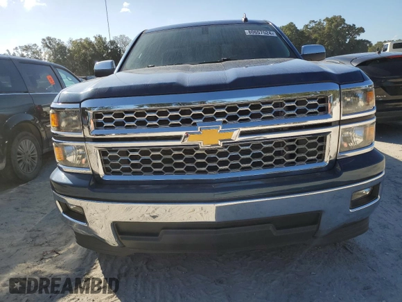 2015 Chevrolet Silverado 1500 LT with VIN 1GCRCRECXFZ250906, listed as a Copart auction lot 80657524 with 136,066 mi miles and Salvage Title. Bid and sale history available at DreamBid. Image 5.