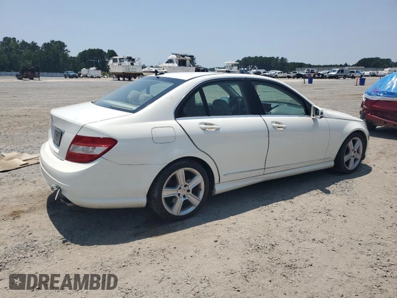 2011 Mercedes-Benz C 300 Sport with VIN WDDGF5EB8BR185097, listed as a Copart auction lot 62524365 with 166,313 mi miles and Salvage title. Bid and sale history available at DreamBid. Image 3.