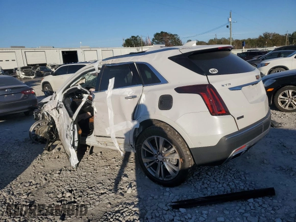 2024 Cadillac XT5 FWD Premium Luxury with VIN 1GYKNCRS7RZ740471, listed as a Copart auction lot 82275174 with 14,747 mi miles and Salvage Title. Bid and sale history available at carsss.com. Image 2.