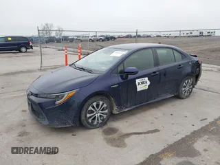 2021 Toyota Corolla Hybrid LE with VIN JTDEAMDE9MJ003172, listed as a IAAI auction lot 42062851 with 96,753 mi miles. Bid and sale history available at carsss.com. Image 20.