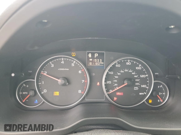 2013 Subaru Legacy 2.5i z VIN 4S3BMCA62D3040389, wystawiony jako Copart lot #50062795 z przebiegiem 181 180 mil mil oraz Szkoda całkowita • Salvage title. Historia ofert i sprzedaży dostępna na DreamBid. Obrazek 9.