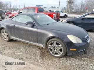 2006 Lexus SC 430 with VIN JTHFN48Y669008880, listed as a IAAI auction lot 41186911 with Not Provided miles. Bid and sale history available at carsss.com. Image 1.