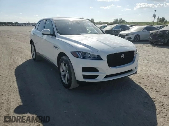 2018 Jaguar F-Pace 30t Premium with VIN SADCJ2GX7JA236427, listed as a Copart auction lot 47453385 with 54,123 mi miles and Salvage title. Bid and sale history available at DreamBid. Image 14.