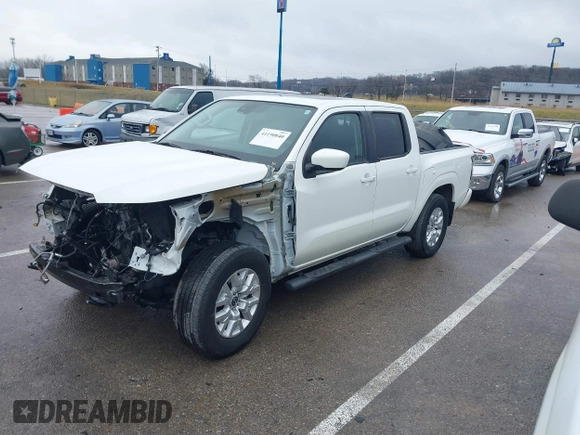 2022 Nissan Frontier S with VIN 1N6ED1EK0NN602334, listed as a IAAI auction lot 41190840 with 37,540 mi miles. Bid and sale history available at carsss.com. Image 18.