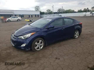 2013 Hyundai Elantra GLS with VIN 5NPDH4AE9DH246503, listed as a Copart auction lot 59093665 with 63,550 mi miles and Salvage title. Bid and sale history available at DreamBid. Image 1.