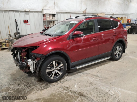 2018 Toyota RAV4 XLE with VIN JTMRFREV6JD257060, listed as a Copart auction lot 53302225 with 52,067 mi miles and Clean Title. Bid and sale history available at carsss.com. Image 1.