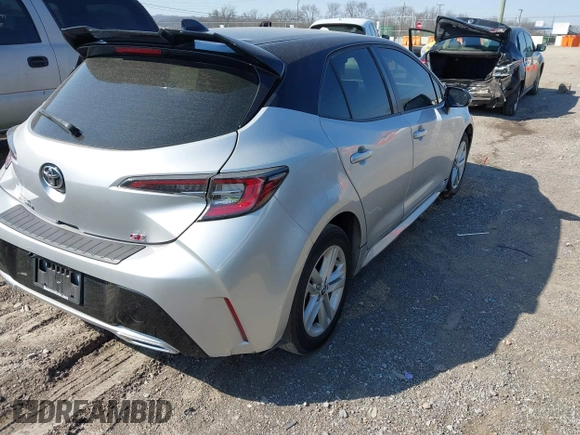 2022 Toyota Corolla Hatchback SE with VIN JTNB4MBE5N3181644, listed as a IAAI auction lot 41759003 with 37,079 mi miles. Bid and sale history available at carsss.com. Image 4.
