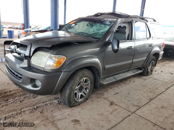 2006 Toyota Sequoia SR5 with VIN 5TDBT44A06S259426, listed as a Copart auction lot 48612445 with 277,671 mi miles and Salvage Title. Bid and sale history available at carsss.com. Image 1.